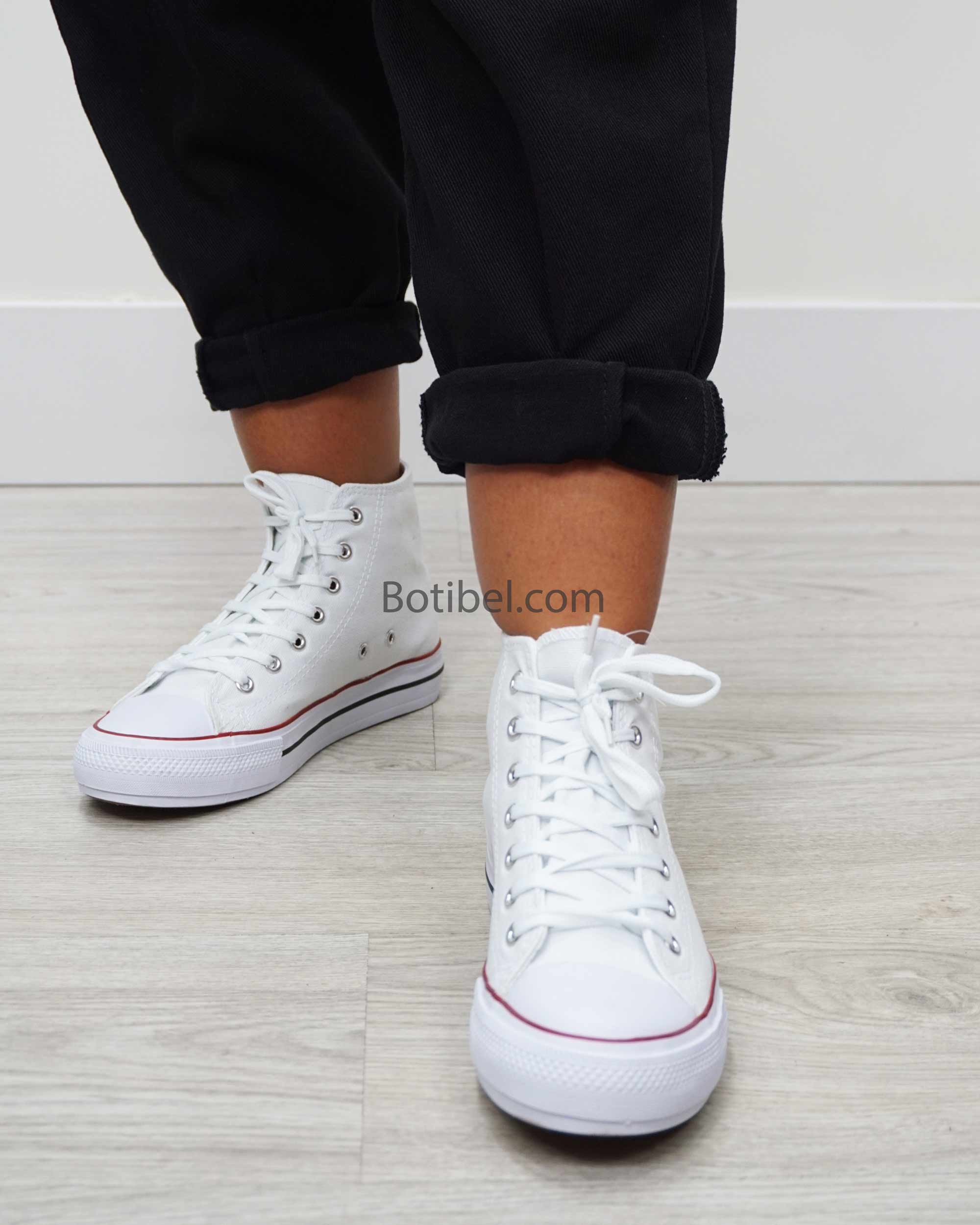 Zapatillas blancas doble suela - Botibel.com